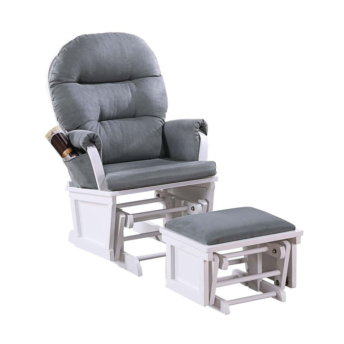 Glider Chair With Ottoman