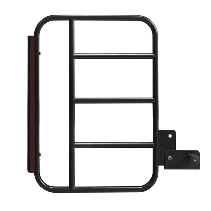 Electric Lift Bed For Seniors With Remote Control, Memory Foam Mattress, Safety Rails & Detachable Tray - Black / Gray