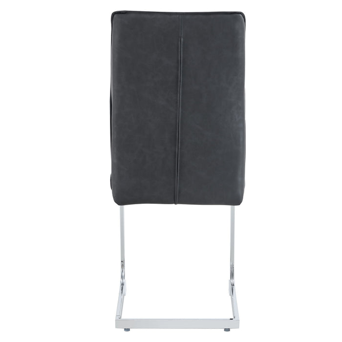 Luxury Simple Arch Chair, High Resilience With Metal Legs