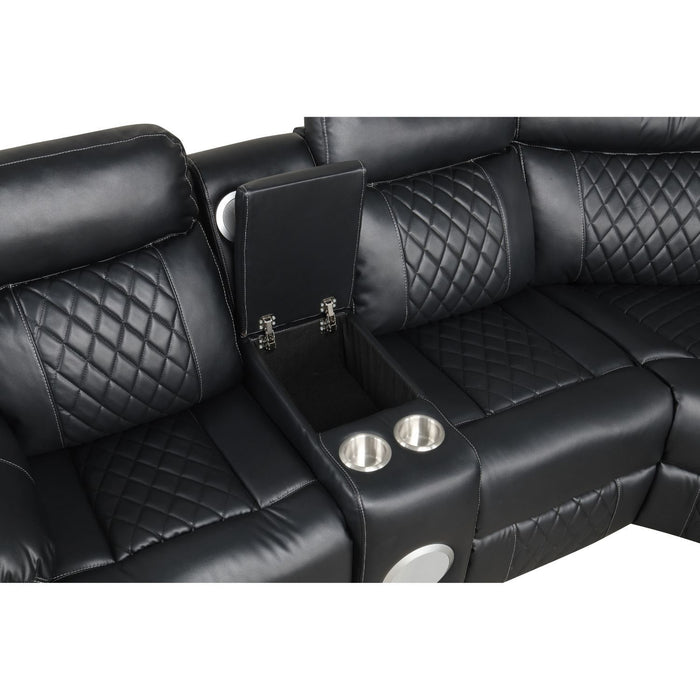 Lacrosse - Power Reclining Sectional Sofa