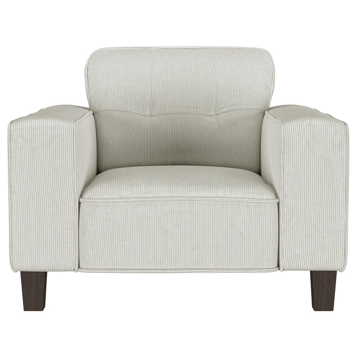 Dana - Track Arm Tufted Accent Chair