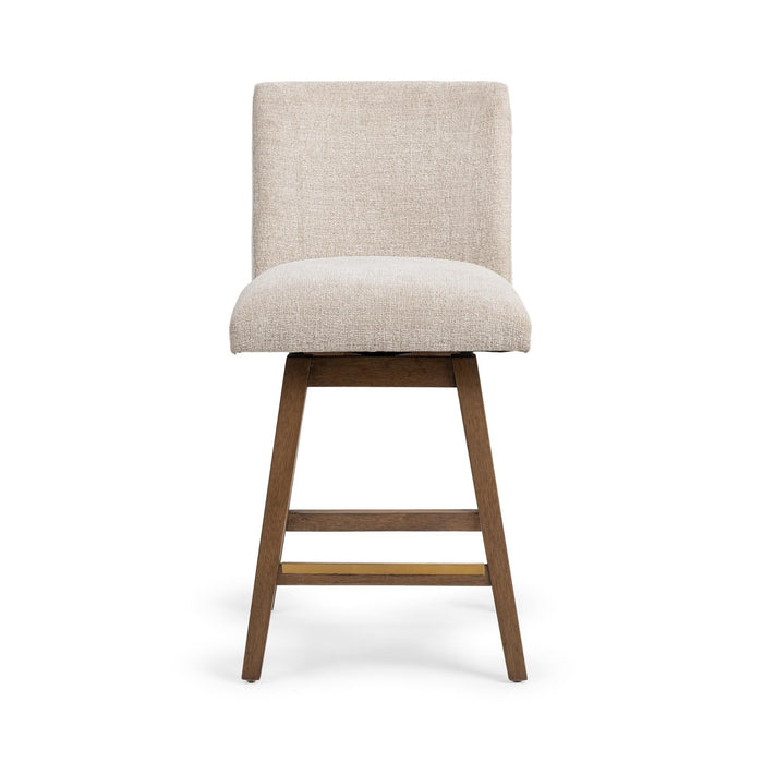 Ava - Swivel Counter Stool - Vanilla Oat
