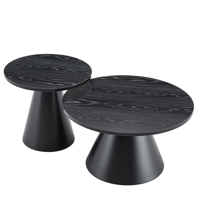 Modern Nesting Coffee Table Set For Living Room