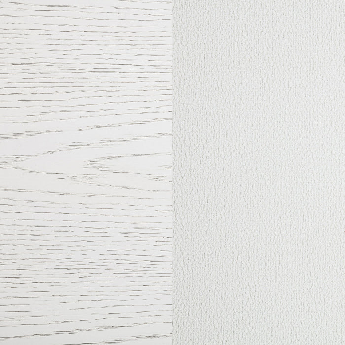 Inverness - Queen Upholstered Panel Bed With Padded Headboard Frame - White