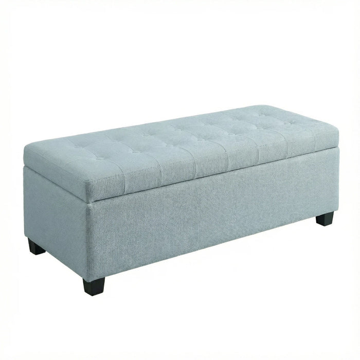 Elegant Tufted Storage Ottoman Bench