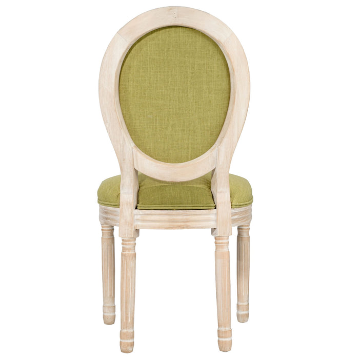 Upholstered With Round Back Dining Chairs (Set of 2)