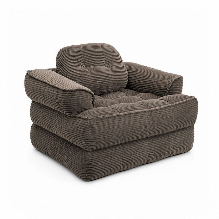 Convertible 2 In 1 Armrest Sofa For Bedroom