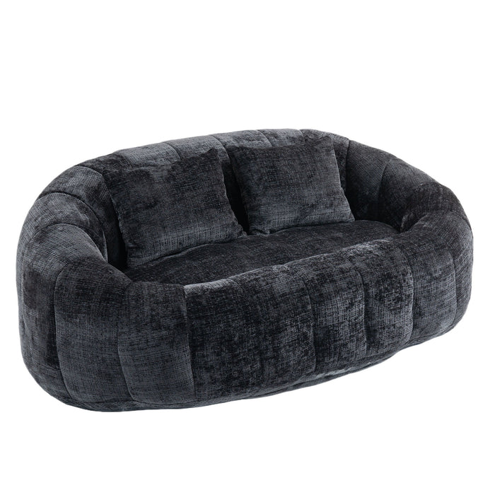 Bean Bag Lazy Sofa, Durable Comfort Lounger High Back Bean Bag Chair Couch