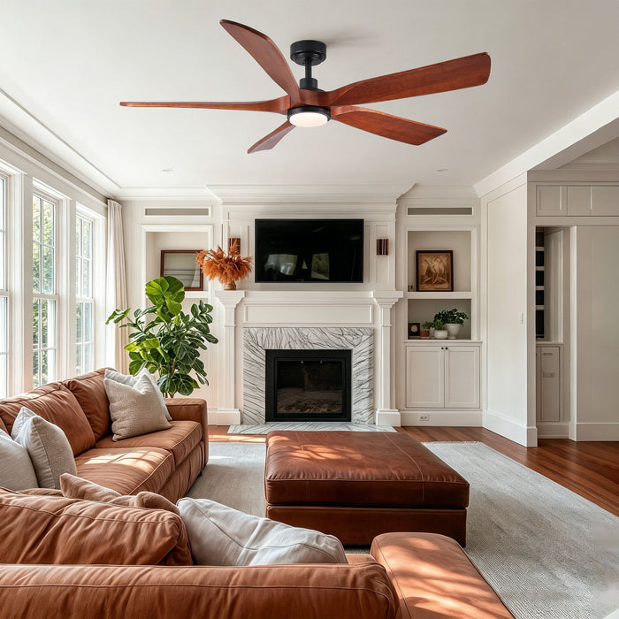 Ceiling Fan With Light And Remote Control