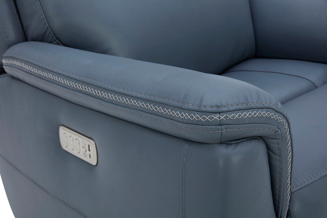 Sawyer - Swivel Glider With Power Headrest, Lumbar, Heat & Massage