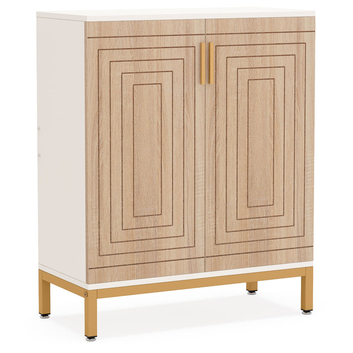 Shoe Cabinet With Doors, 5 Tiers Shoe Storage Organizer