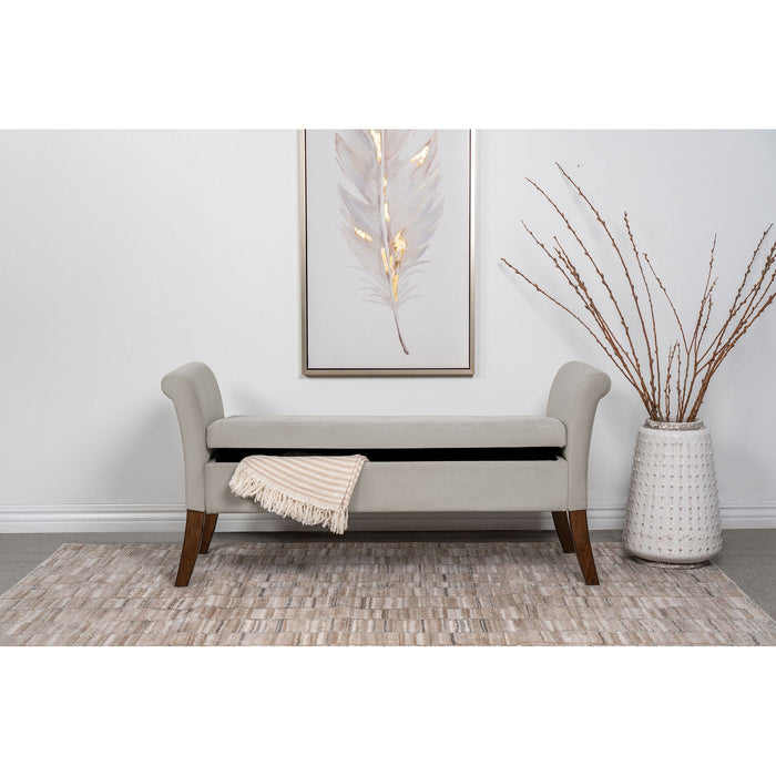 Pasley - Rolled Arm Storage Bench