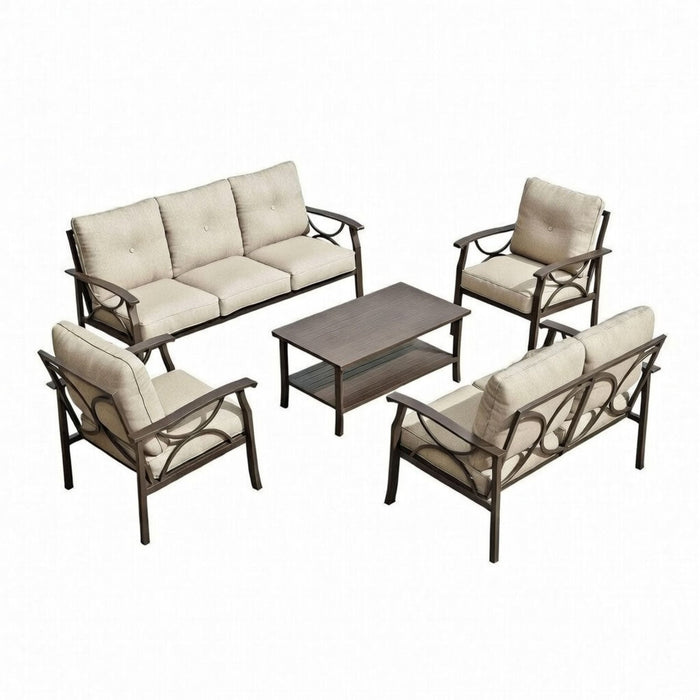 Patio Furniture Set & Coffee Table For Backyard