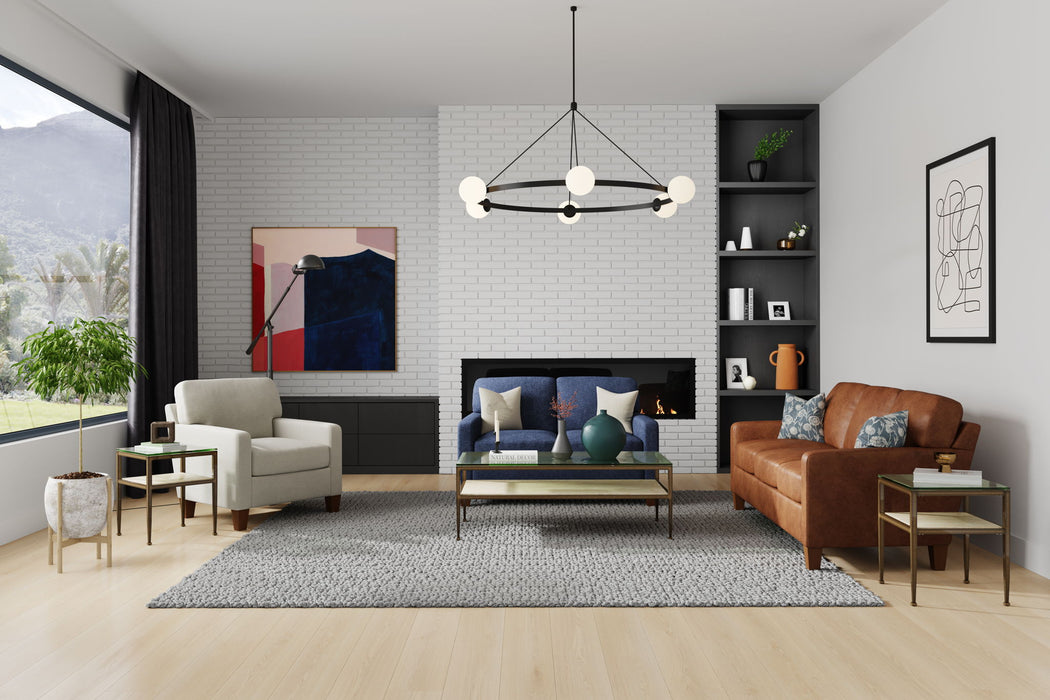 Moxy - Fabric Sofa With Straight Track Arms