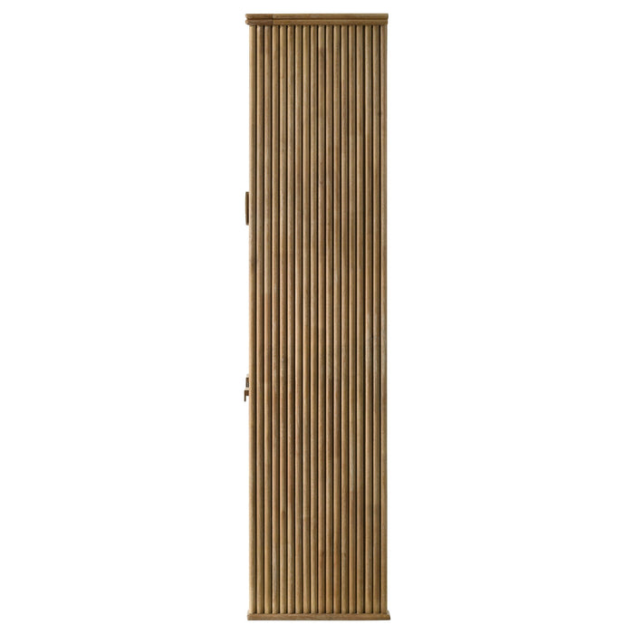 Dreydon - 4 Door Display Cabinet - Light Brown