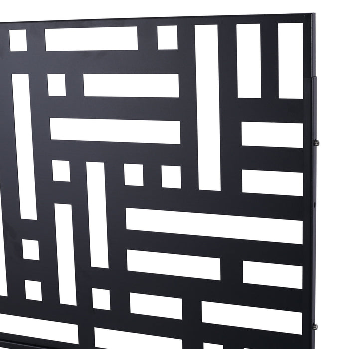 Decorative Freestanding Metal Privacy Screen For Indoor & Outdoor Use