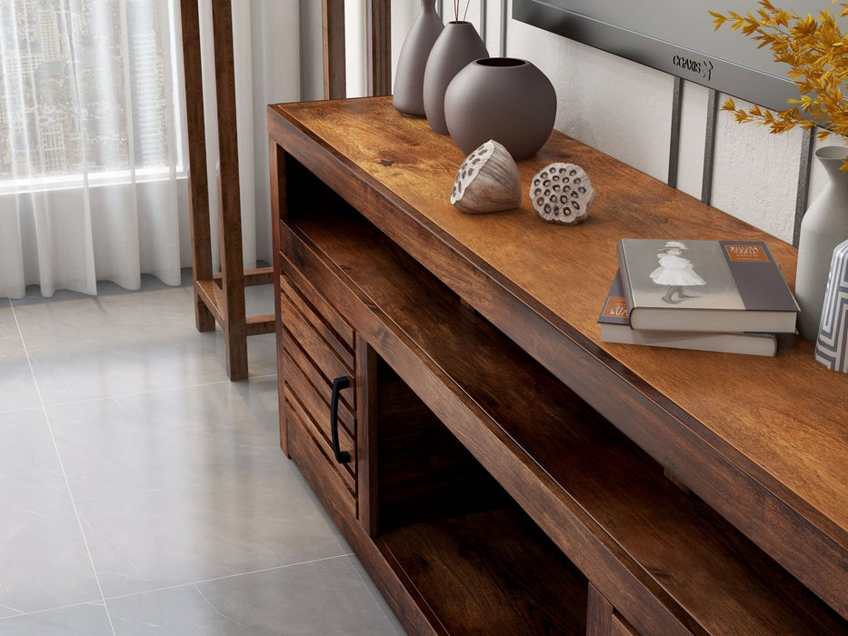 Console TV Stand For TVs Up To 85" - Whiskey