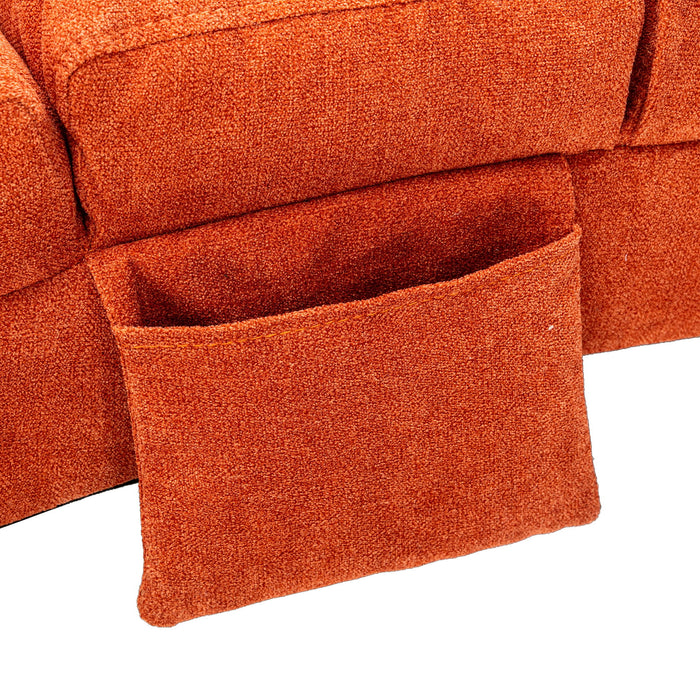 Massage Chaise Lounge Indoor With Remote Control, Ergonomic Electric Massage Lounger