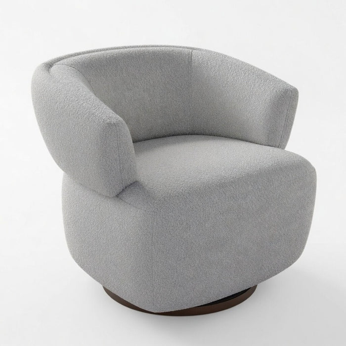 Swivel Barrel Accent Oversized Club Chair