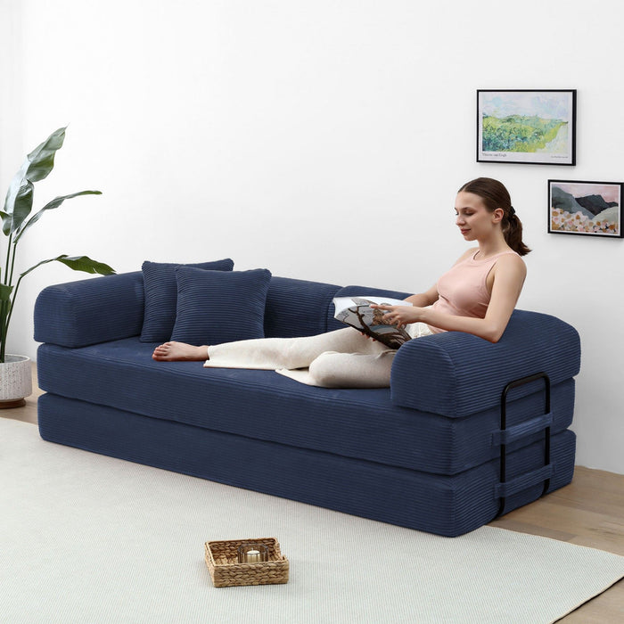 Convertible Foldable Floor Sofa Bed For Living Room