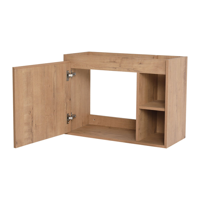 Wall Mounted Bathroom Vanity & Sink & Soft Close Door