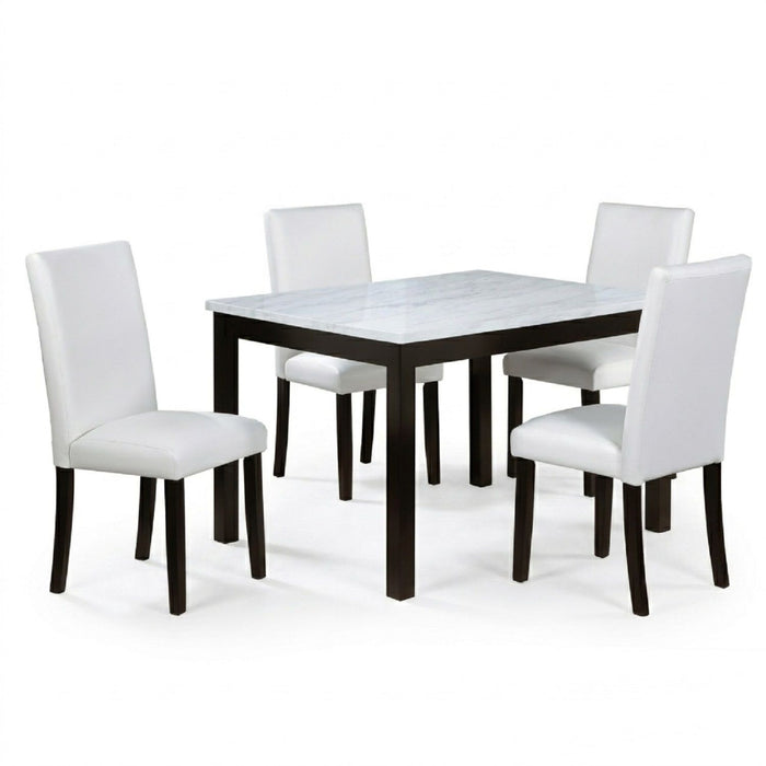 Dining Table With 4 Upholstered Side Chairs
