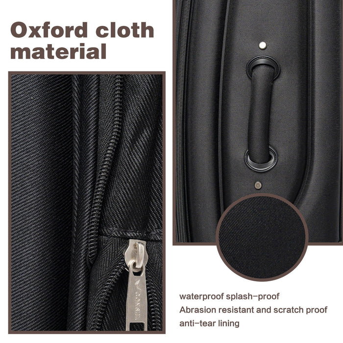 4 Piece Set Softshell Luggage