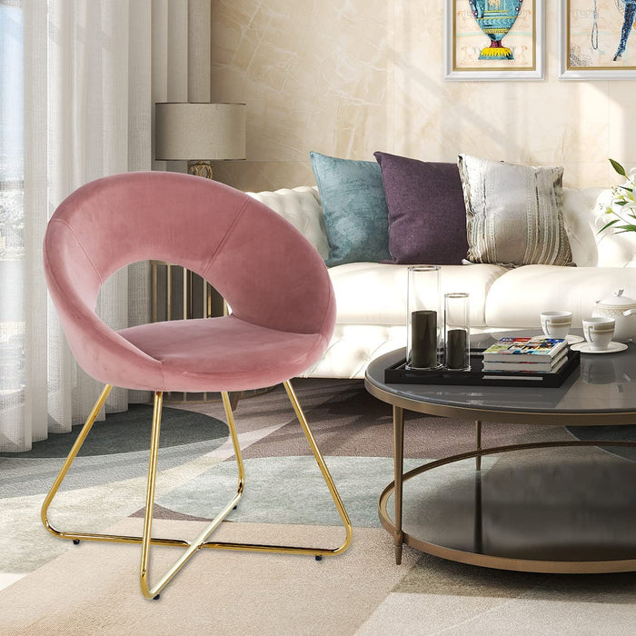 Modern Accent Velvet Lounge Chair