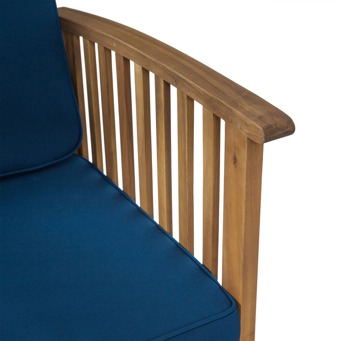 Casa - Acacia Club Chair Coastal Classic Outdoor Seating, Waterproof Fabric