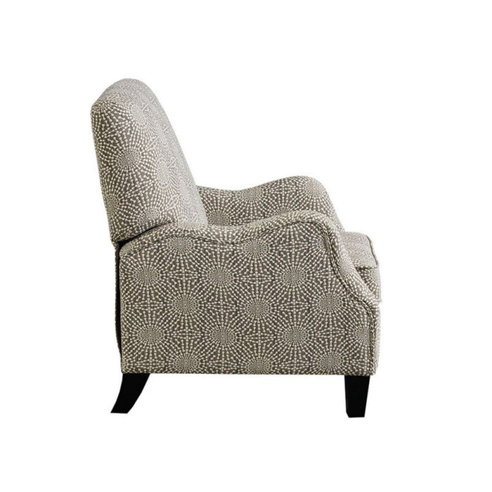 Hoffman - Push Back Recliner - Beige Multi