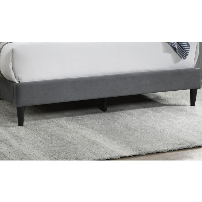 Bed Upholstered Box Design Headboard