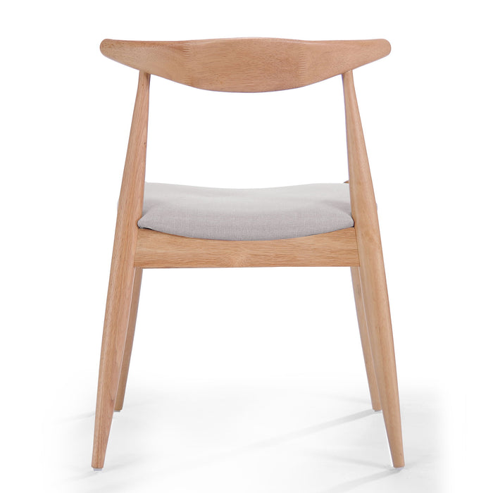 Elegant Dining Chairs With Ergonomic Backrest & Comfort Cushions (Set of 2)