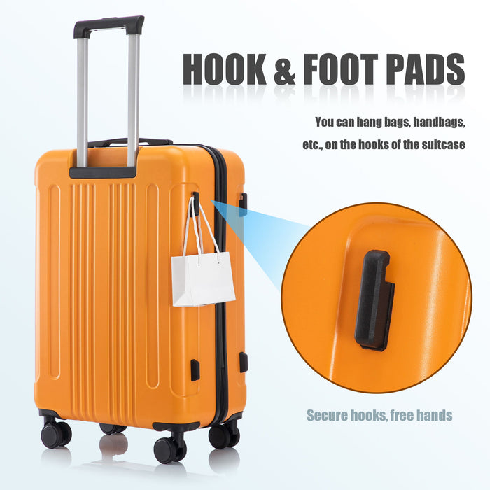 Spinner Luggage Set 20" / 24"/ 28", Lightweight Hard Shell With 360° Silent Wheels
