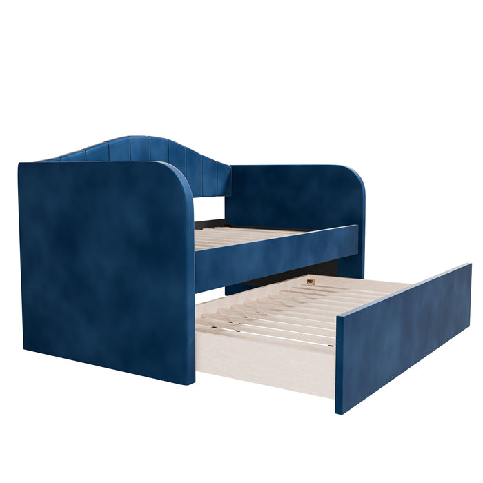 Modern Day Bed Trundle With Slat Support