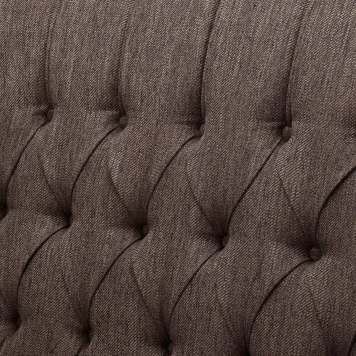 Dunham - Contemporary Fabric Tufted Oversized Pushback Recliner