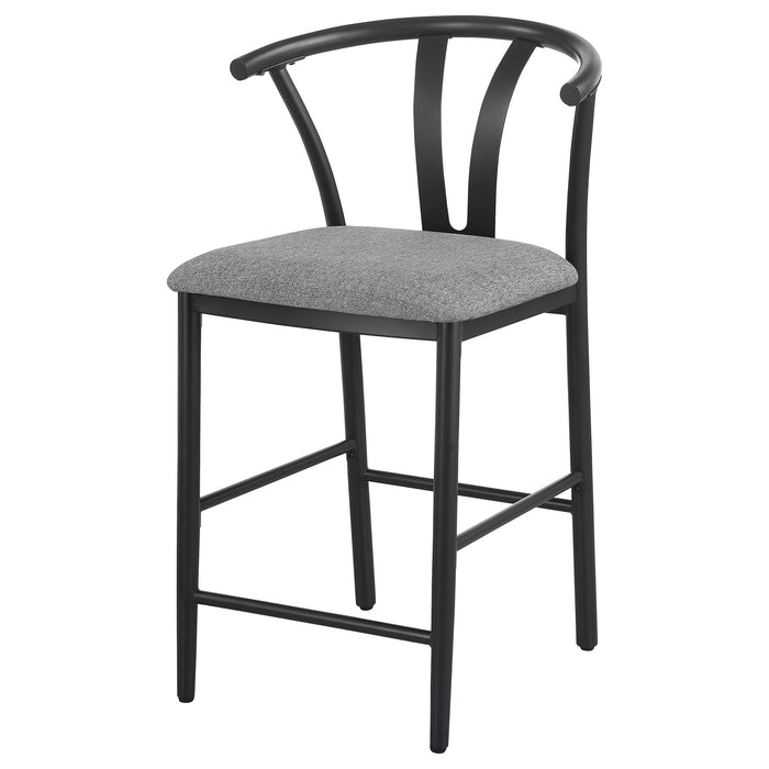 Tazman - Counter Height Dining Side Chair (Set of 2) - Gray