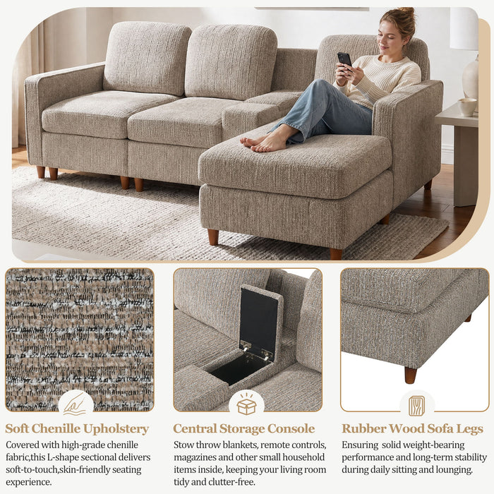 L - Sectional Sofa With Reversible Chaise