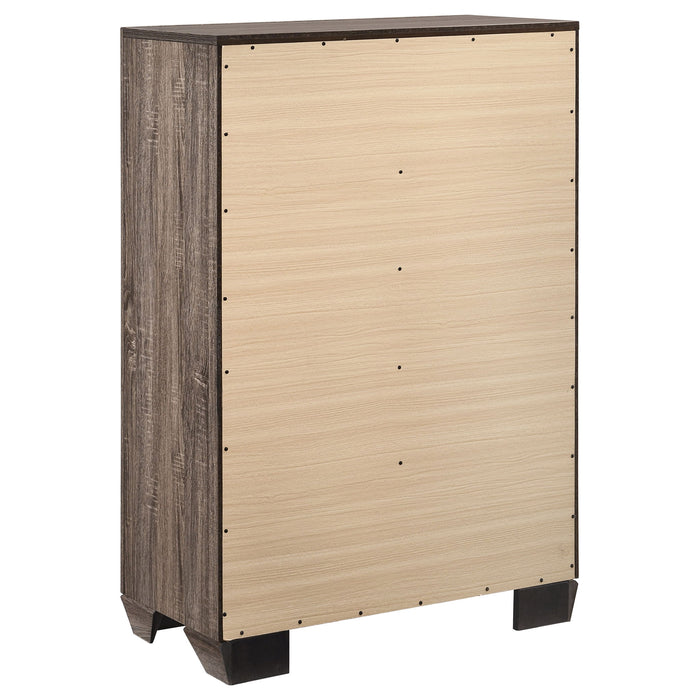Harrison - 5 Drawer Bedroom Chest - Taupe
