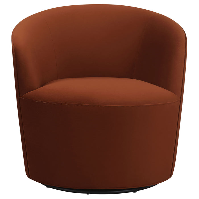 Resnick - Swivel Chair - Burnt Orange