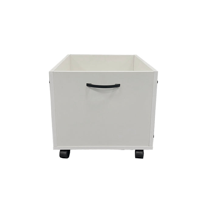 Aurea - Twin Loft Bed With Slide Slats Ststem Included - Cherry Oak / White