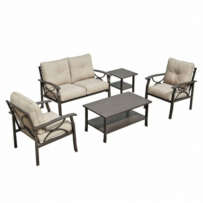 Patio Furniture Set & Coffee Table For Backyard