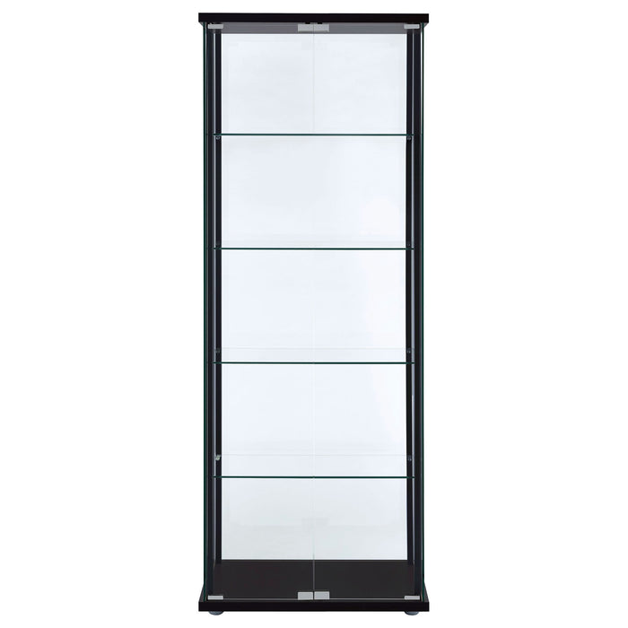 Hyacinth - 4 Shelf Curio Cabinet