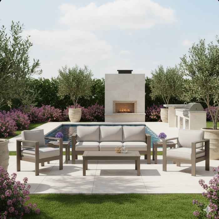 Outdoor Patio Set All-Weather & Thick Cushions
