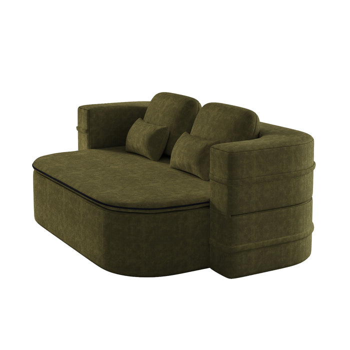 2 In 1 Foldable Sofa Bed With Multi Functional Blanket, Floor Lounge Sofa