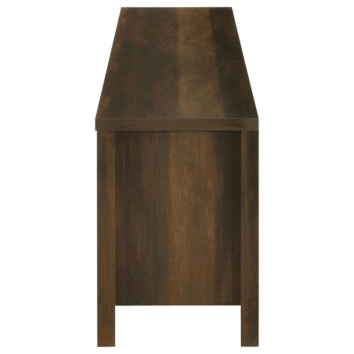 Alamitos - Electric Fireplace TV Stand With Flame Visualizer - Pine Wood