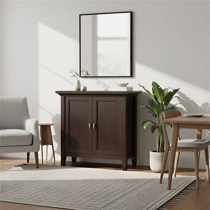 Redmond - Low Storage Cabinet - Brunette Brown