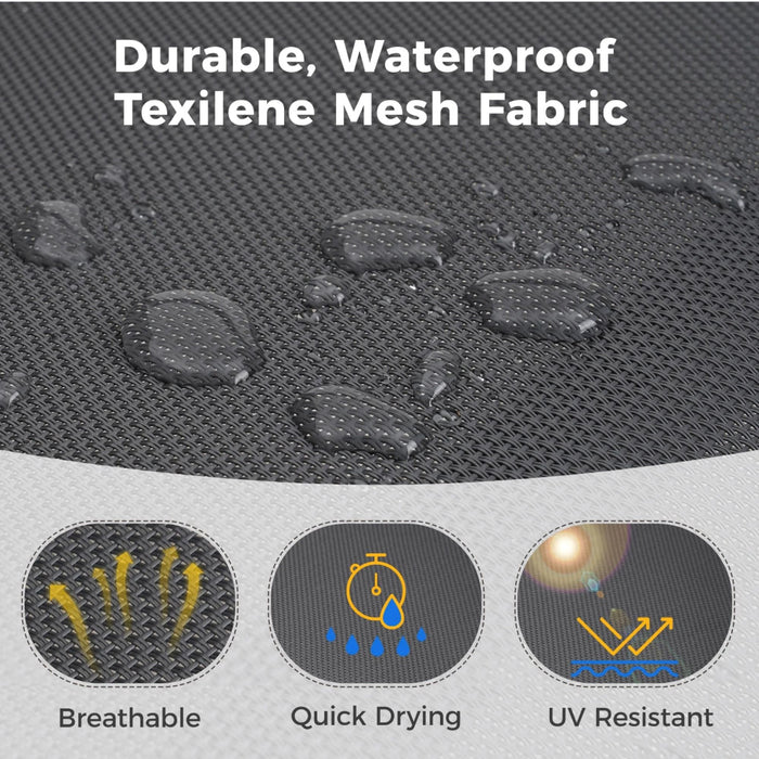 Patio Stackable Dining Chairs (Set of 4)