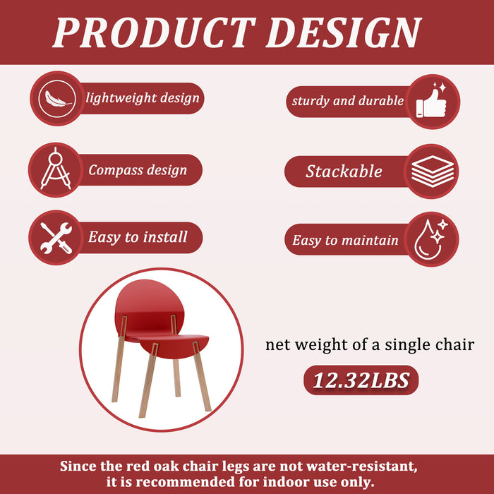 4 Piece Set Of Single Chairs With Long Table