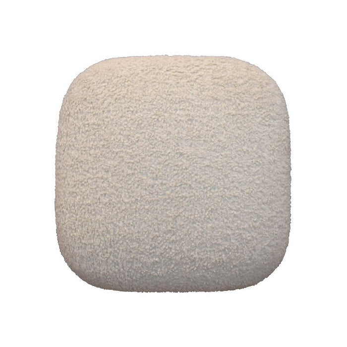 Square Footstool - Cream