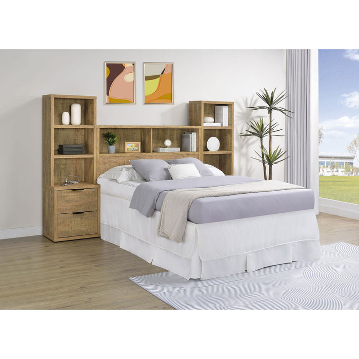 Geary - Bookcase Headboard With Open Cubbies